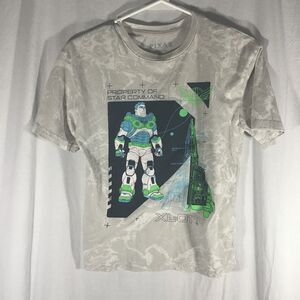 Disney Pixar "Lightyear" XL-01 Property Of Star Command T-Shirt Boys L 10/12